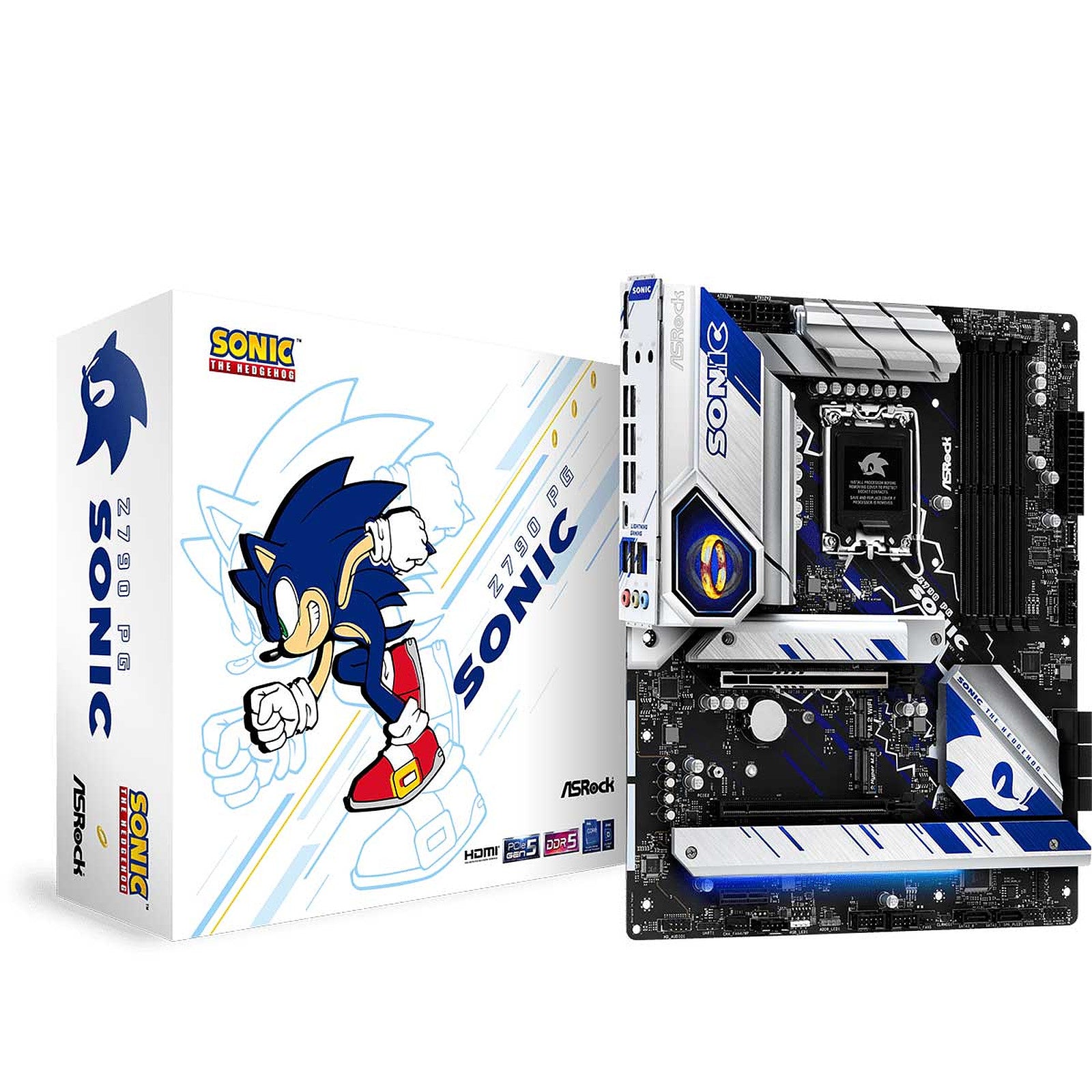 Carte Mère ASRock Z790 Phantom Gaming Sonic (Intel LGA 1700) Carte Mère ASRock Z790 Phantom Gaming Sonic (Intel LGA 1700)